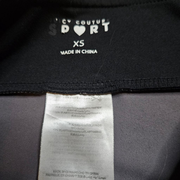 Juicy Couture Sport XS High Waisted Gray and Blue Ankle Length Leggings - Picture 5 of 5